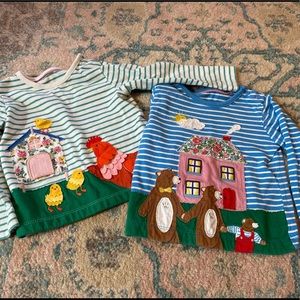 Mini Boden Appliqué Shirts